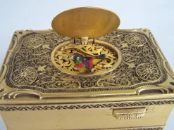 Pamono Filigree Singing Bird Box by K. Griesbaum, 1960s><noscript><img width=
