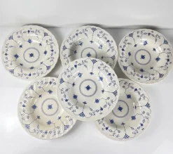 Pamono Finlandia Soup Plates by Myott, England, 1980, Set of 6> Dinner Plates & Bowls