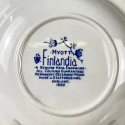 Pamono Finlandia Soup Plates by Myott, England, 1980, Set of 6><noscript><img width=