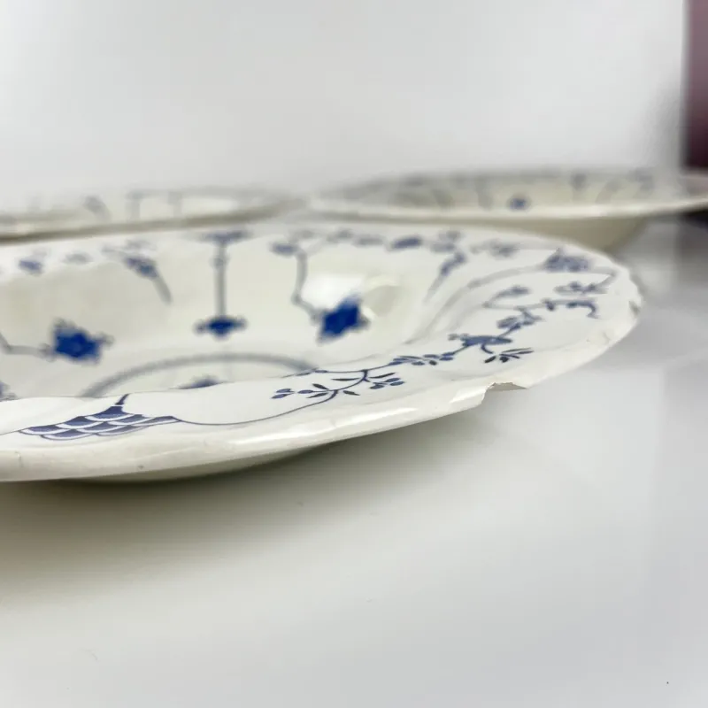 Pamono Finlandia Soup Plates by Myott, England, 1980, Set of 6> Dinner Plates & Bowls