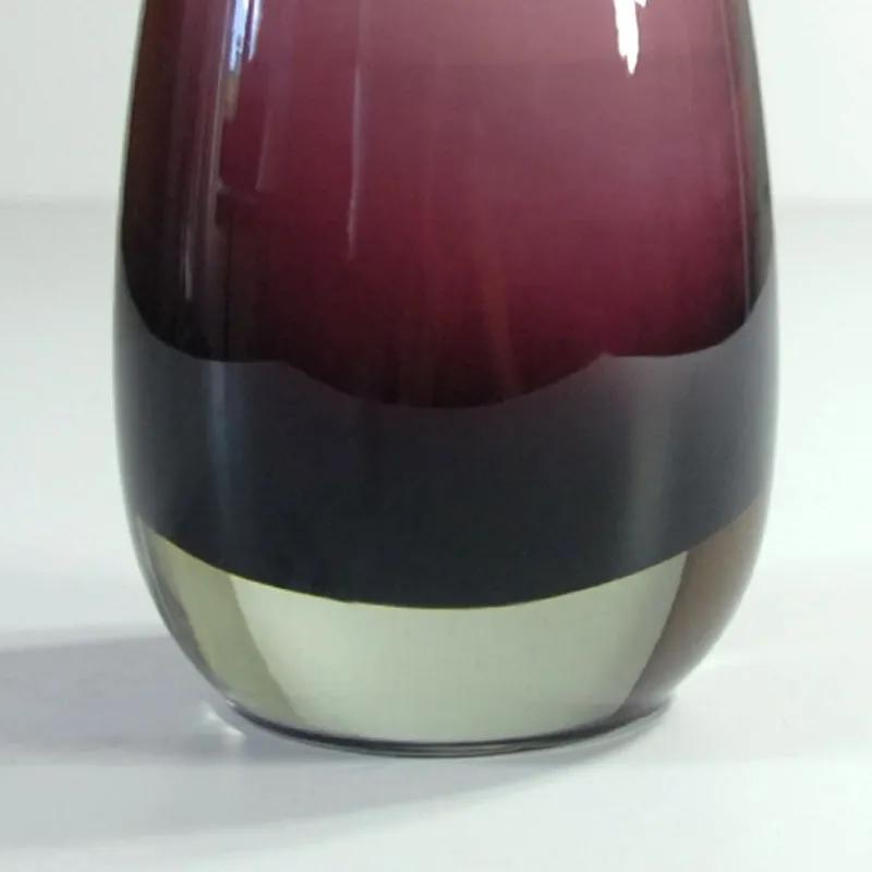 Pamono Finnish Glass Vase by Tamara Aladin for Riihimaki / Riihimaen Lasi Oy, 1960s> Vases