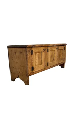 Online Pamono Fir Chest Credenza, 19th Century