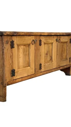 Online Pamono Fir Chest Credenza, 19th Century