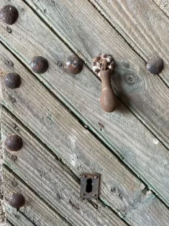 Pamono Fir Monastery Door, 1800s><noscript><img width=
