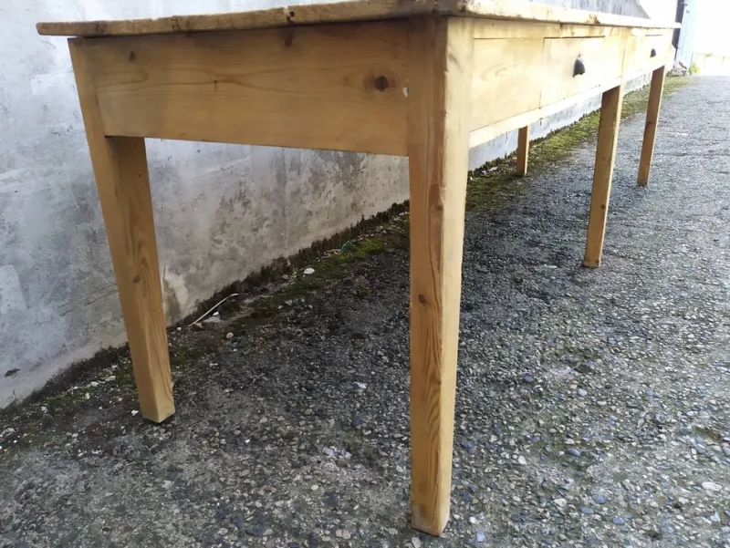 Pamono Fir Workshop Table, 1890s> Worktables & Workbenches