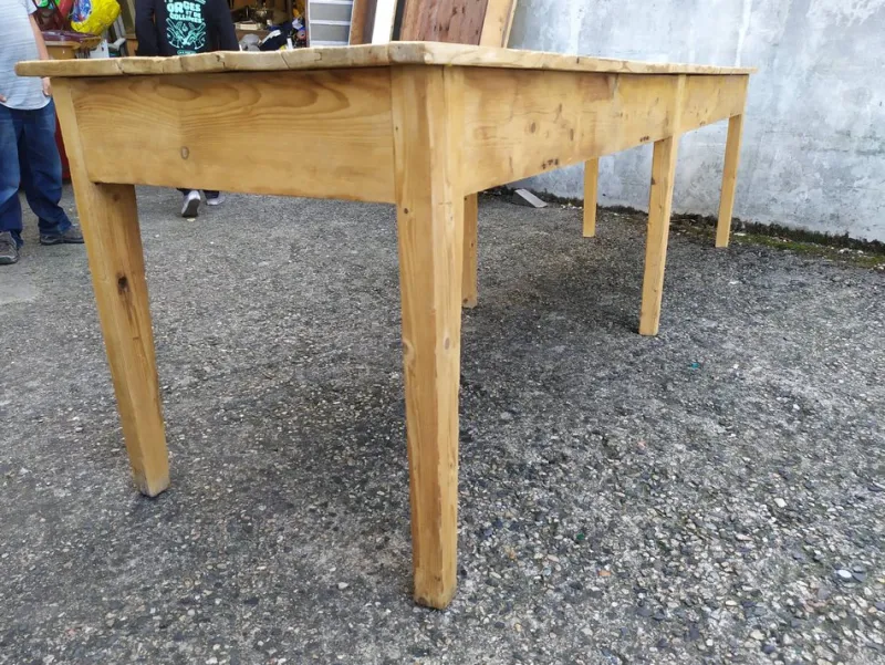 Pamono Fir Workshop Table, 1890s> Worktables & Workbenches