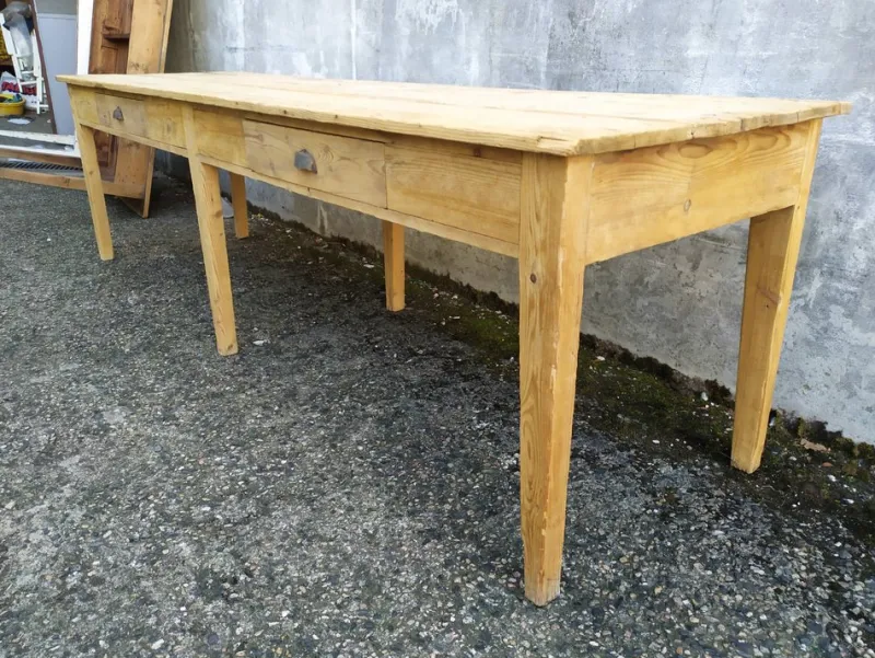 Pamono Fir Workshop Table, 1890s> Worktables & Workbenches