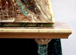 Pamono Fireplace Faux Marble With Bar Cabinet, 1950s><noscript><img width=