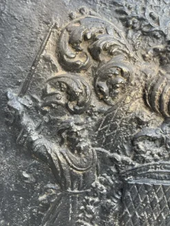 Clearance Pamono Fireplace Plate with the Grimaldi Family Coat of Arms, 17th Century