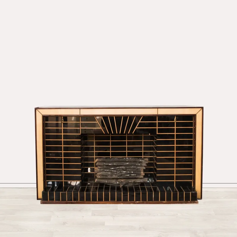 Pamono Fireplace Sideboard, 1970s> Fireplaces And Mantels