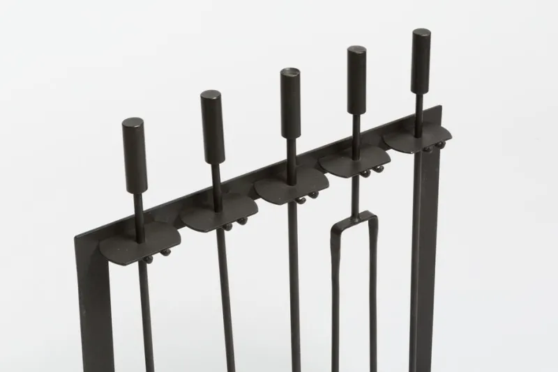 Pamono Fireplace Tools by Jürg Bally, 1960s, Set of 5> Fireplaces And Mantels