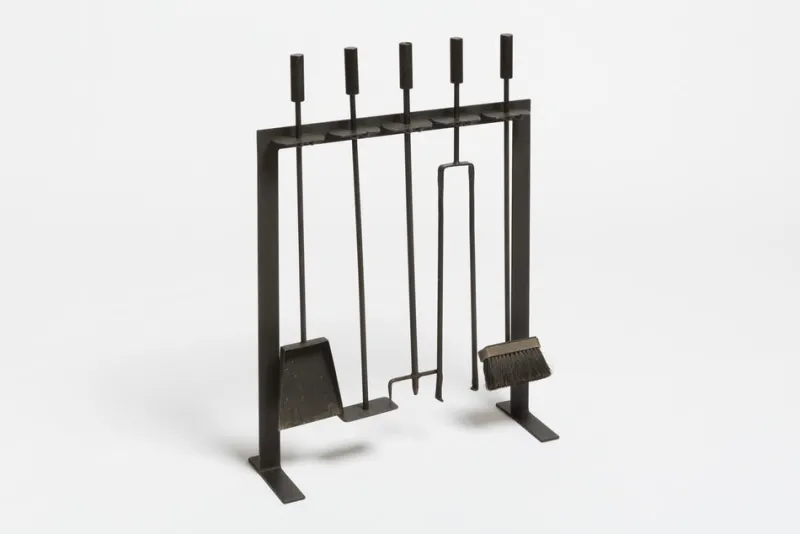 Pamono Fireplace Tools by Jürg Bally, 1960s, Set of 5> Fireplaces And Mantels