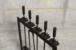 Pamono Fireplace Tools by Jürg Bally, 1960s, Set of 5><noscript><img width=