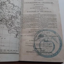 Pamono First Edition Guthries Geographical Grammmar in Miniature, 1807><noscript><img width=