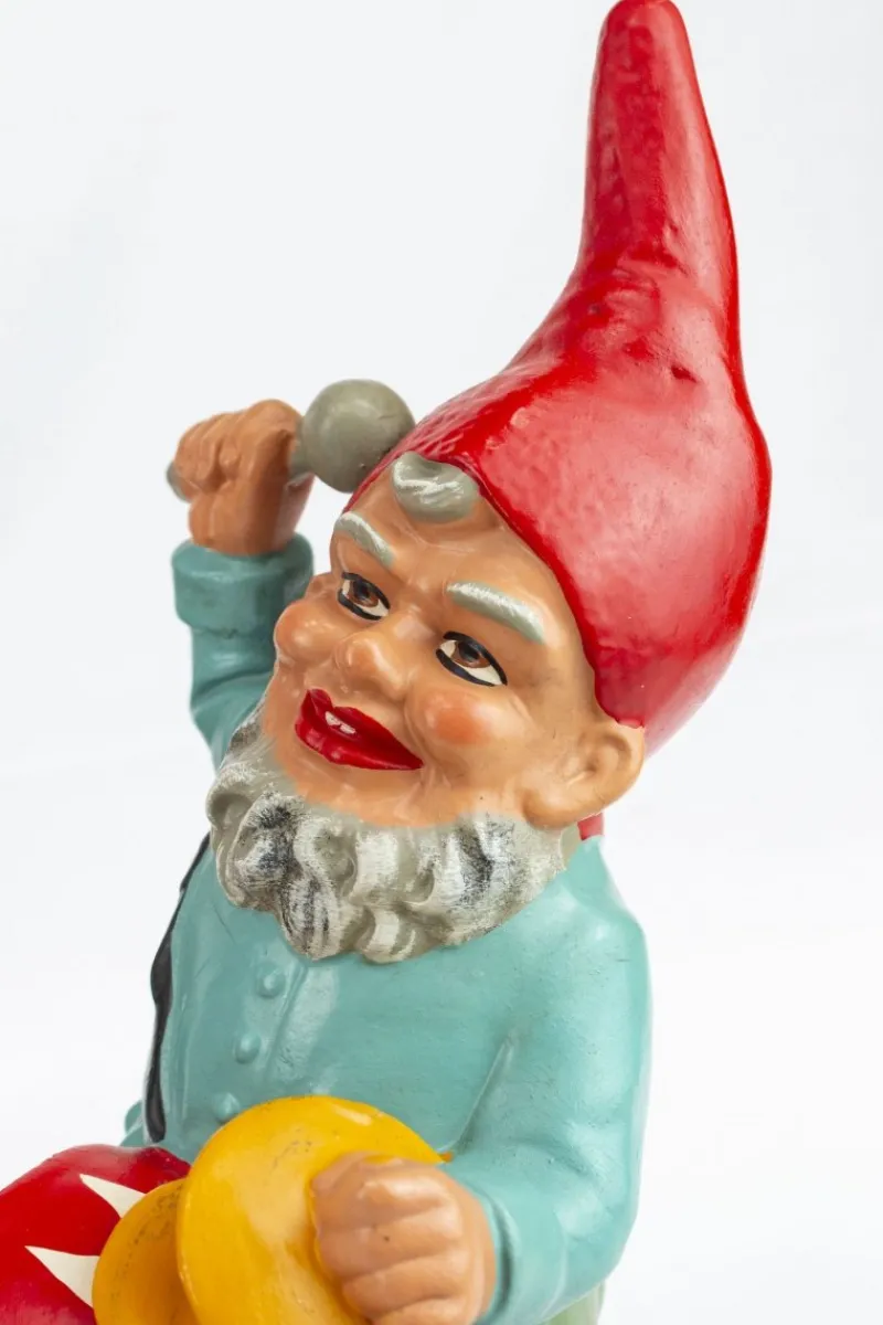 Hot Pamono First Half of the 20th Century Musical Band of 5 Gnomes from Heissner Ceramica, Set of 5