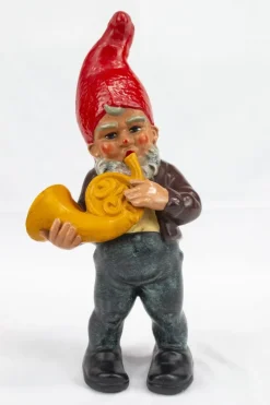 Hot Pamono First Half of the 20th Century Musical Band of 5 Gnomes from Heissner Ceramica, Set of 5