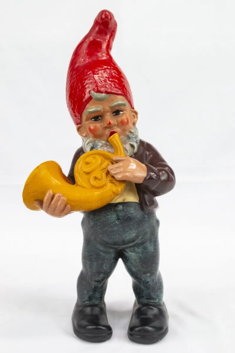 Hot Pamono First Half of the 20th Century Musical Band of 5 Gnomes from Heissner Ceramica, Set of 5