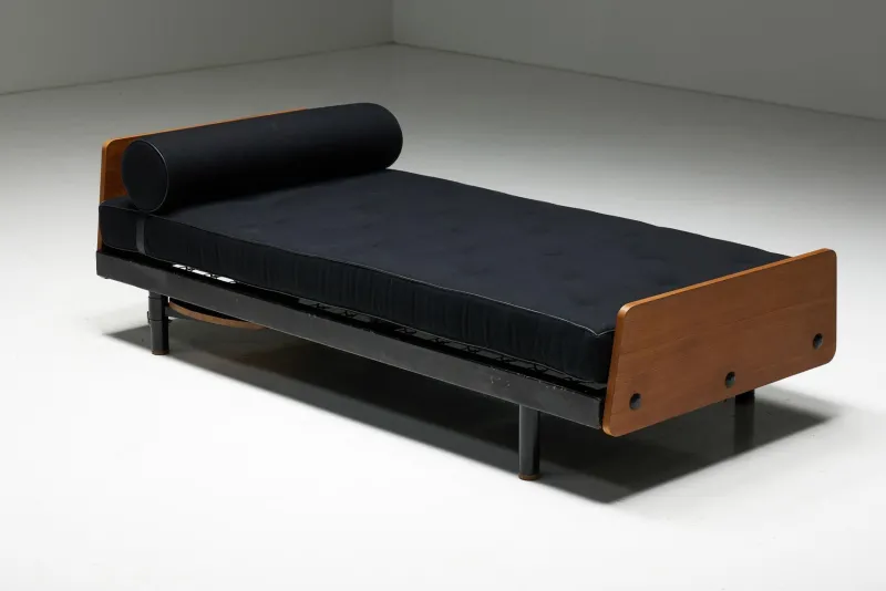 Sale Pamono Flavigny Daybed by Jean Prouvé, France, 1950s