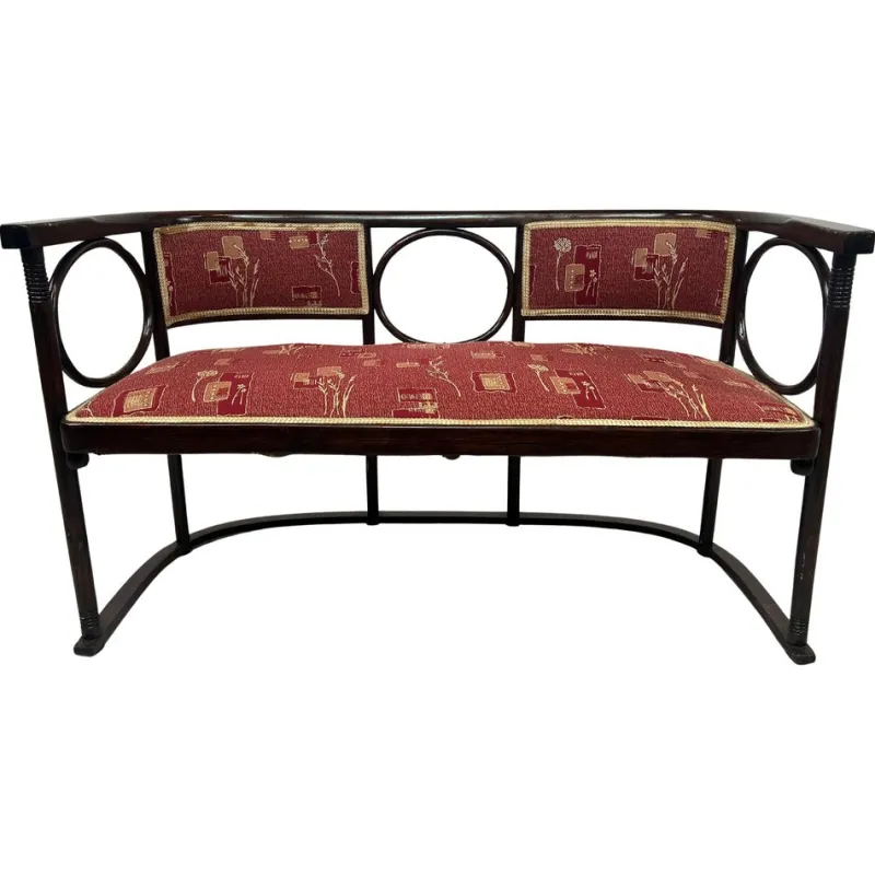Pamono Fledermaus Bench by Josef Hoffmann, 1905