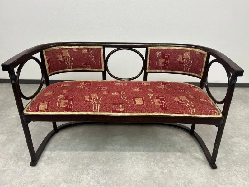 Pamono Fledermaus Bench by Josef Hoffmann, 1905