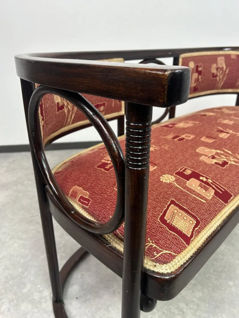 Pamono Fledermaus Bench by Josef Hoffmann, 1905