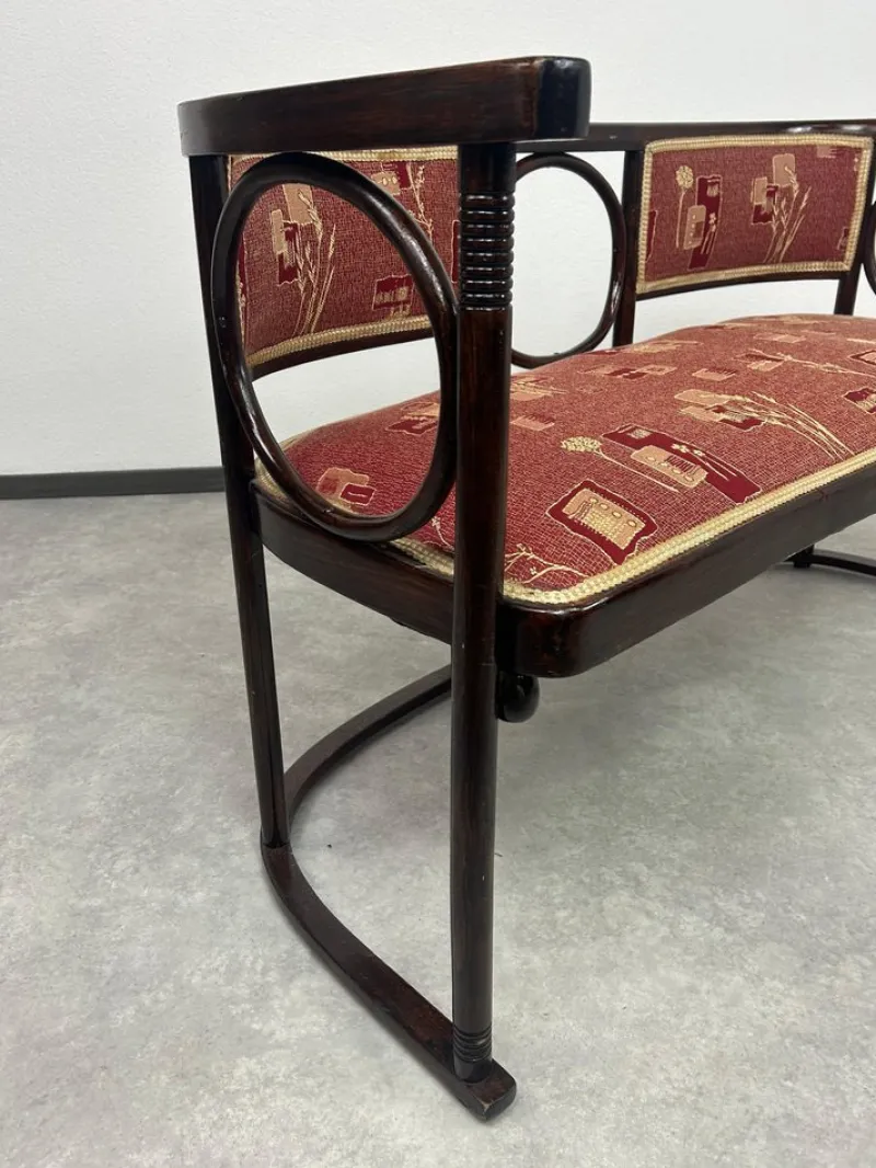 Pamono Fledermaus Bench by Josef Hoffmann, 1905