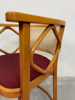 Pamono Fledermaus Chairs attributed to Thonet, 1999, Set of 4> Side Chairs & Dining Chairs