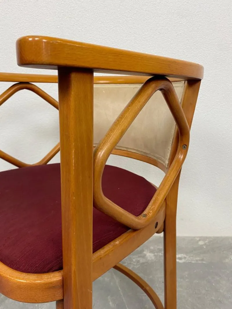 Pamono Fledermaus Chairs attributed to Thonet, 1999, Set of 4> Side Chairs & Dining Chairs