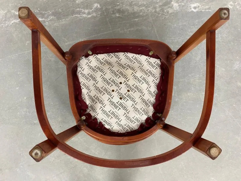 Pamono Fledermaus Chairs attributed to Thonet, 1999, Set of 4> Side Chairs & Dining Chairs
