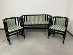 Clearance Pamono Fledermaus Seating Group attributed to Josef Hoffmann for Wittmann Wien, 1950s, Set of 3