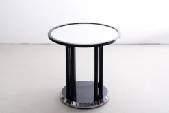 Pamono Fledermaus Table and Chairs by Josef Hoffmann for Wittmann, 1980s><noscript><img width=