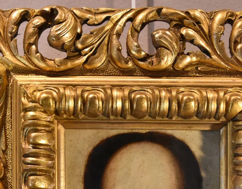 Pamono Flemish Artist, Cristo Mundi, 1600s, Oil on Copper Painting, Framed> Old Masters|Classical