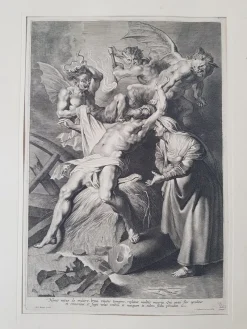 Pamono Flemish School Engraving by Lucas Vorsterman, 1622> Old Masters