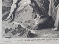 Pamono Flemish School Engraving by Lucas Vorsterman, 1622><noscript><img width=