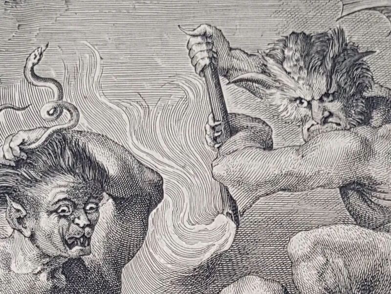 Pamono Flemish School Engraving by Lucas Vorsterman, 1622> Old Masters