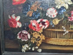 Outlet Pamono Flemish Still Life Painting, 18th-Century, Oil on Panel