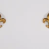 Pamono Fleur-De-Lys Wall Lights, 1970s, Set of 2