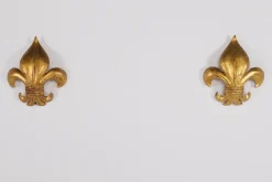 Pamono Fleur-De-Lys Wall Lights, 1970s, Set of 2