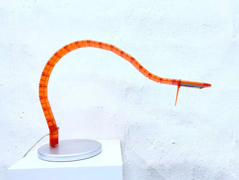 Hot Pamono Flexible Table Lamp in Orange by Tobias Grau, 2000s