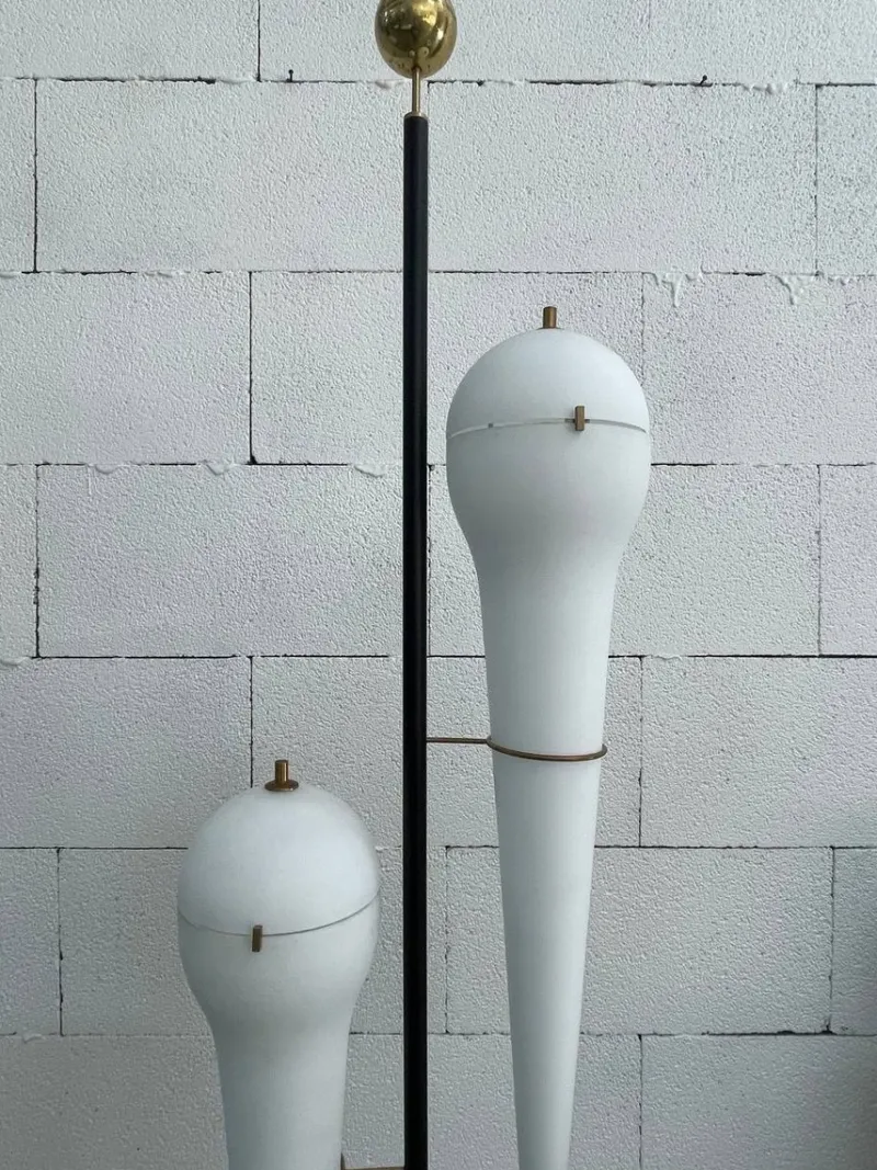 Pamono Floor Lamp attributed to Angel Lelii, 1960s> Floor Lamps