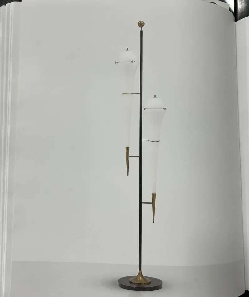 Pamono Floor Lamp attributed to Angel Lelii, 1960s> Floor Lamps
