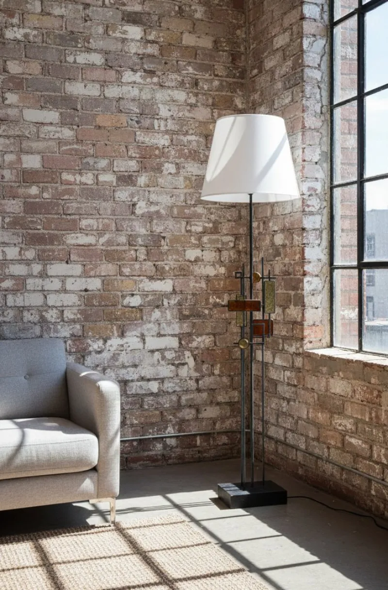 Discount Pamono Floor Lamp by Svend Aage Holm-Sørensen for Holm Sørensen & Co, 1950s