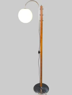 Best Pamono Floor Lamp from Jindřich Halabala, Czechoslovakia, 1930s