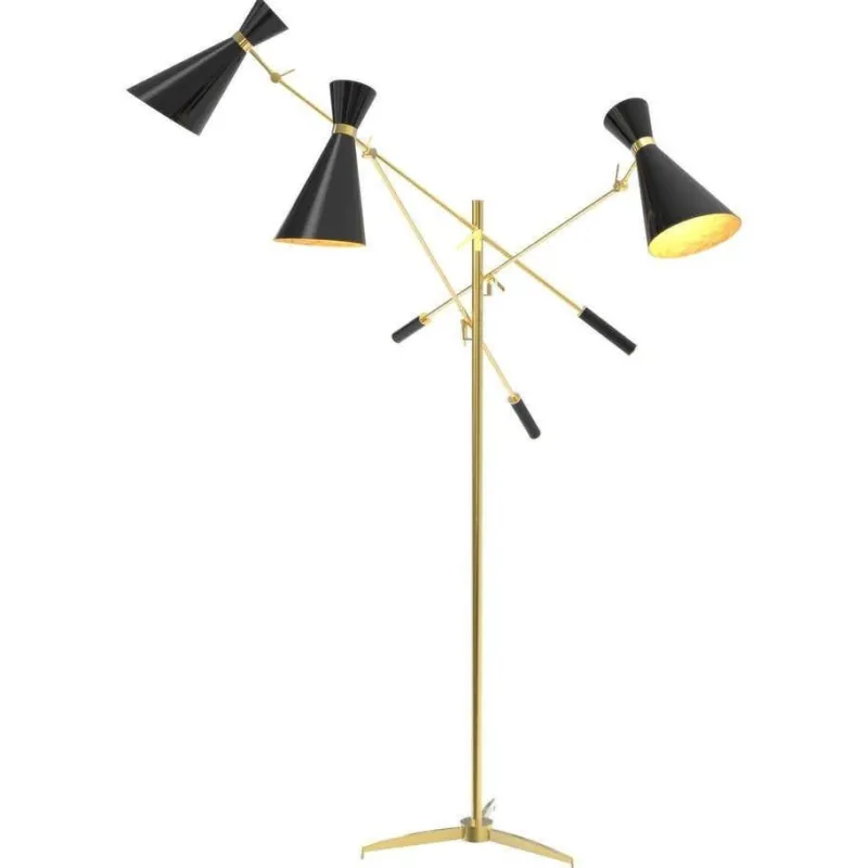 Pamono Floor Lamp in Brass> Floor Lamps