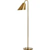 Pamono Floor Lamp in Brass attributed to Frits Schlegel and Vilhelm Lauritzen, 1940s> Floor Lamps