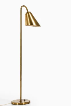 Pamono Floor Lamp in Brass attributed to Frits Schlegel and Vilhelm Lauritzen, 1940s> Floor Lamps