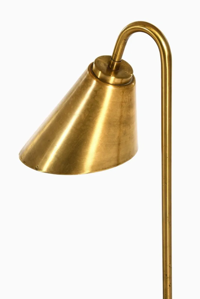 Pamono Floor Lamp in Brass attributed to Frits Schlegel and Vilhelm Lauritzen, 1940s> Floor Lamps