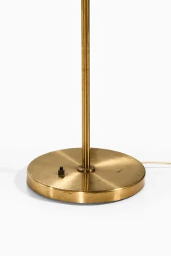 Pamono Floor Lamp in Brass attributed to Frits Schlegel and Vilhelm Lauritzen, 1940s><noscript><img width=