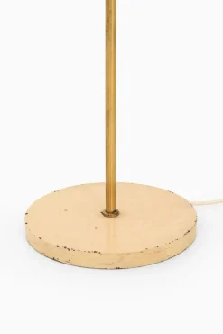 Pamono Floor Lamp in Bronze and Brass with Glass Shades attributed to Poul Henningsen, 1940s><noscript><img width=