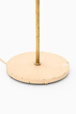 Pamono Floor Lamp in Bronze and Brass with Glass Shades attributed to Poul Henningsen, 1940s><noscript><img width=